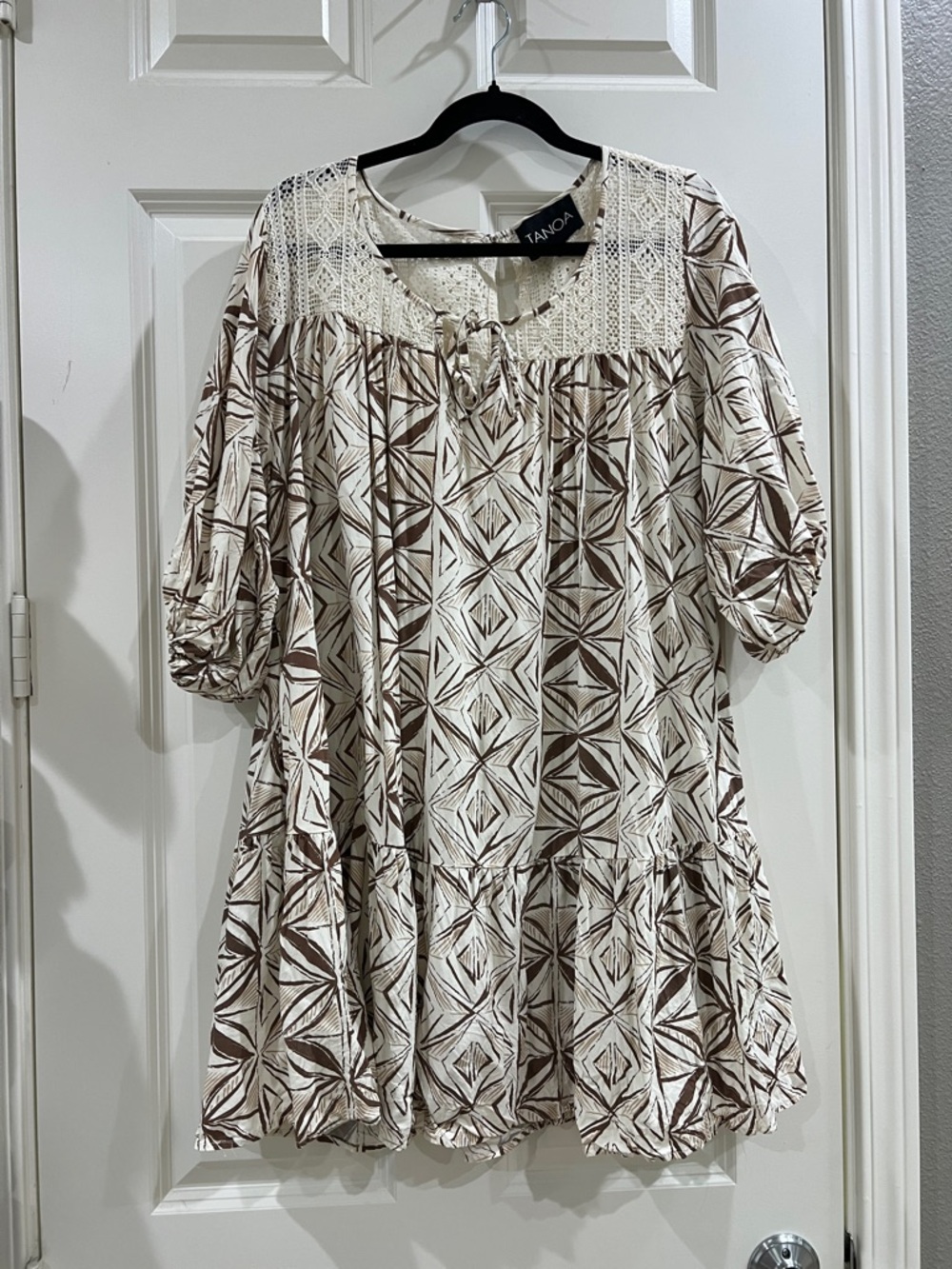 Tanoa midi dress 3/4 sleeve size 1X